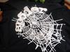 Heavyweight Spider Web Foam Print Fleece Hoodie (450G)