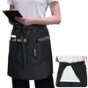 Universal Unisex Half Bust Bib Apron Restaurant Kitchen Coffee Tea Shop Waitress Chef Uniforms Waist Short Apron With Pockets