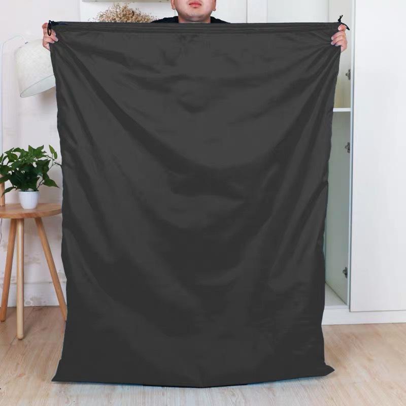 Большой пылезащитный мешок из ткани Оксфорд с завязками для хранения одеял