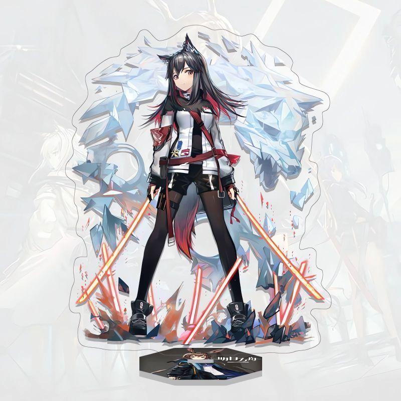 Arknights Acrylic Standing Sign Table Ornaments Amiya Angelina Hoshiguma Nightingale Siege Texas Lappland Figure Model