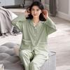 Women's Cotton Pajamas: Loose Fit Long Sleeve, Spring/Autumn Thin Style, Wear Indoors or Out