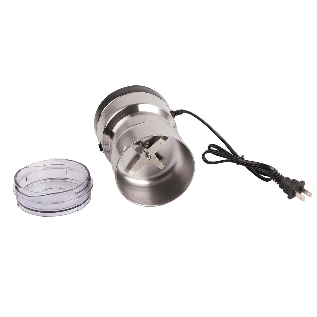 Электрическая кофемолка для зерен специй из нержавеющей стали с 4 лезвиями, портативная мельница для зерен