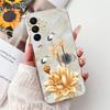 Back Cover For Samsung A16 A06 4G 5G Cartoon Dragon Flower Phone Case For Galaxy A26 A36 A56 5G Coque Bumper Soft Clear TPU Capa