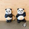 Брелок-подвеска в виде мультяшной панды Милый брелок-подвеска в виде панды Изысканный универсальный рюкзак Украшения Аксессуары Подарки