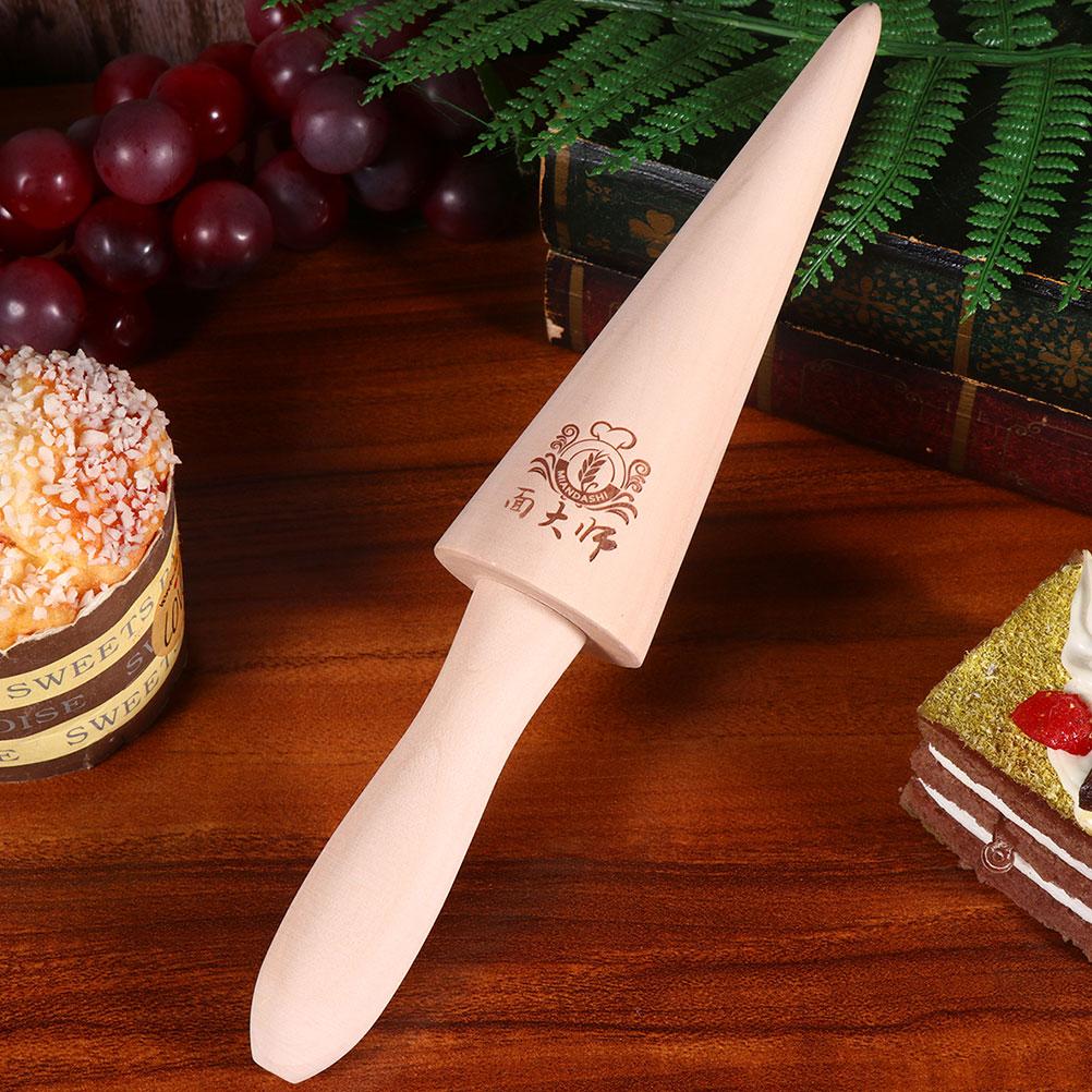 2 Pcs Cream Horn Forms Cone Mold Creami Waffle Cones Maker Home Wood Buttercream