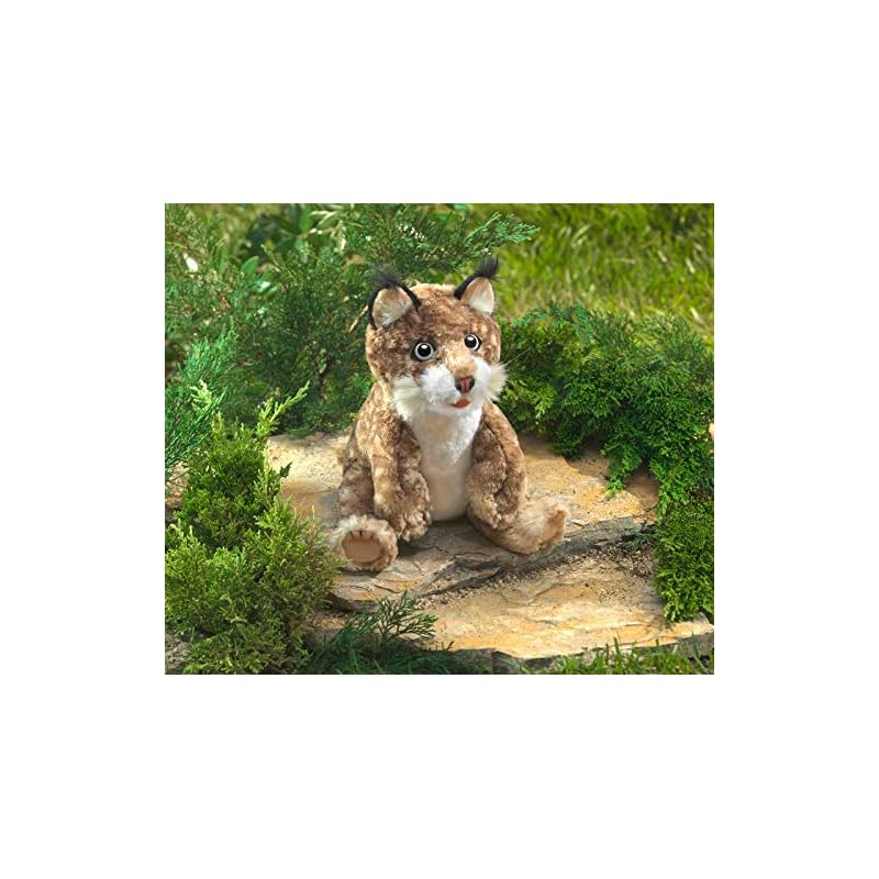 Folkmanis Bobcat kitten, brown/a