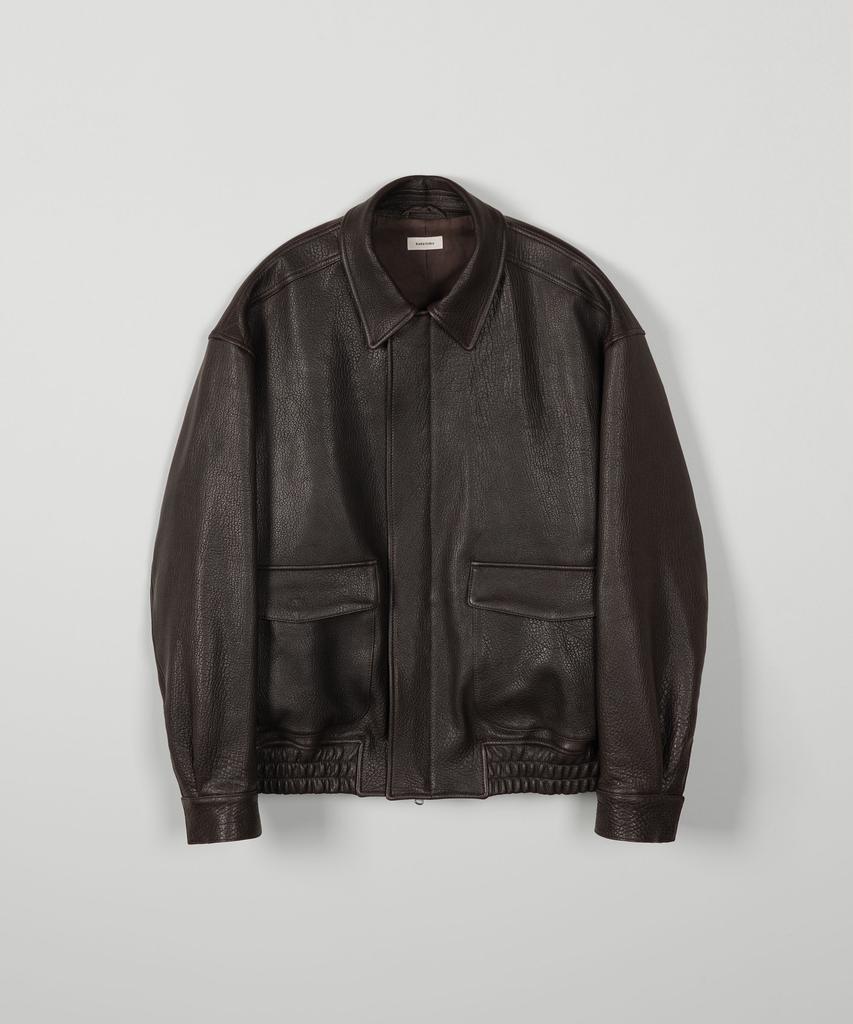 LEEOTOLA A2 Leather Jacket - Dark Brown
