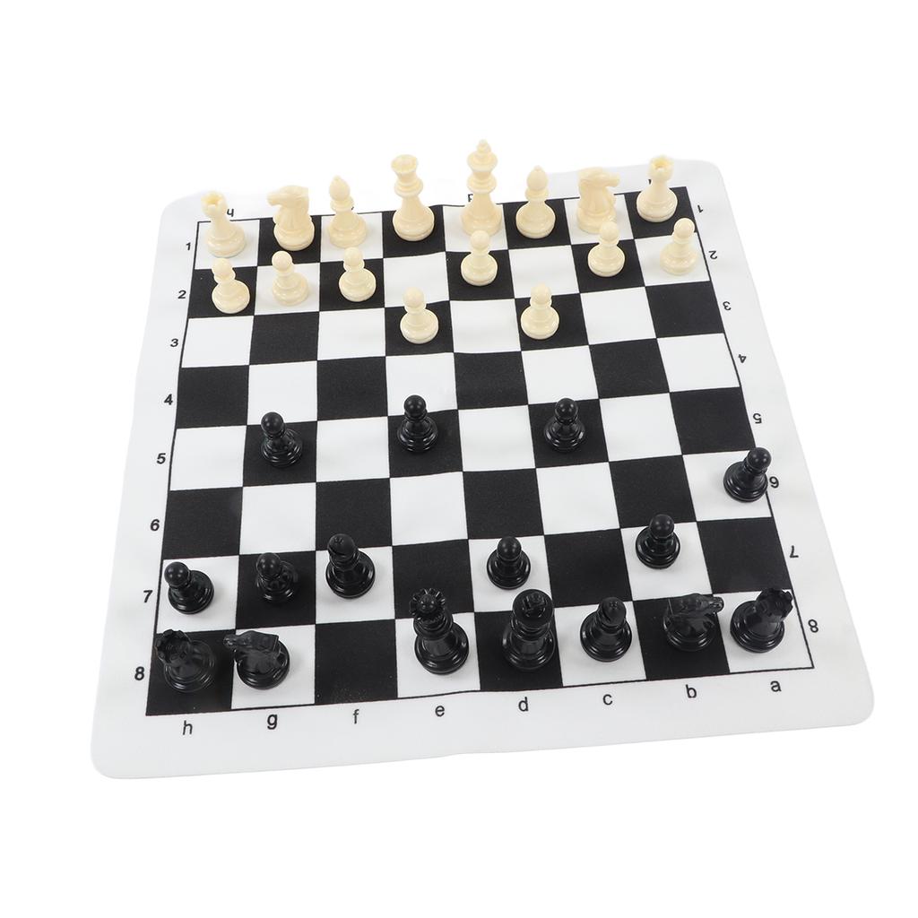 Chess Game Board Set Portable Travel Chess Board Game Set for Kids Adults Beginners