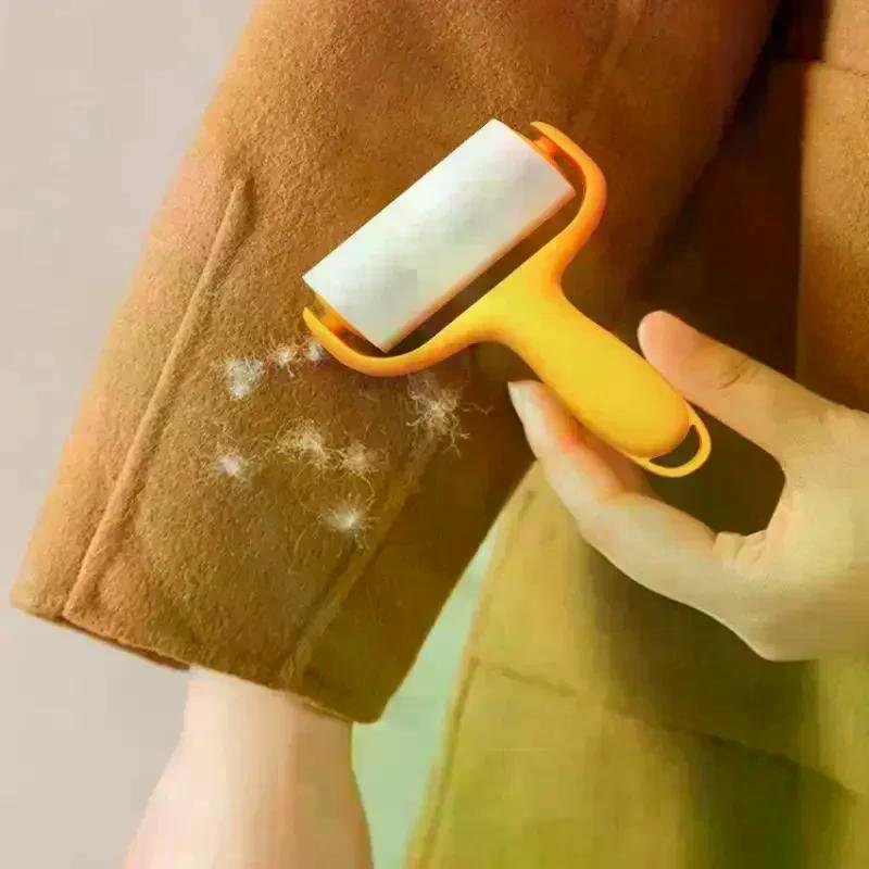 Mini Reusable Adhesive Clothing Cotton Velvet Furniture Hair Removal For Cats/dogs Cleaning Adhesive Roller Pet Hair Remover