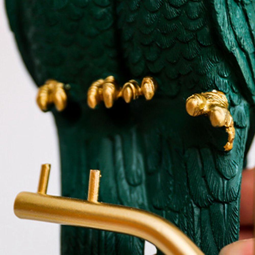 Macaw Bird Home Deocr Crafts Desktop Decoration Miniature Figurines Parrot Statue Simulated Animal