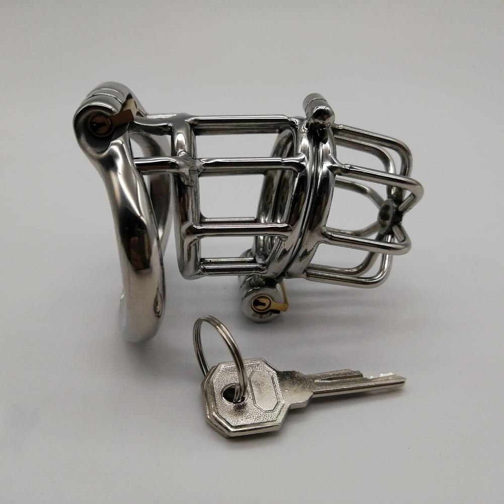 Предотвратите внебрачный секс, эргономичный замок верности из нержавеющей стали, мужское устройство целомудрия, клетка для члена, замок для кольца пениса, пояс верности, M141