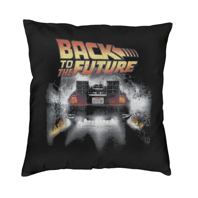 Soft Save The Clock Tower Throw Pillow Cover Decoration Custom Square Back To The Future Cushion Cover 40x40 Pillowcover