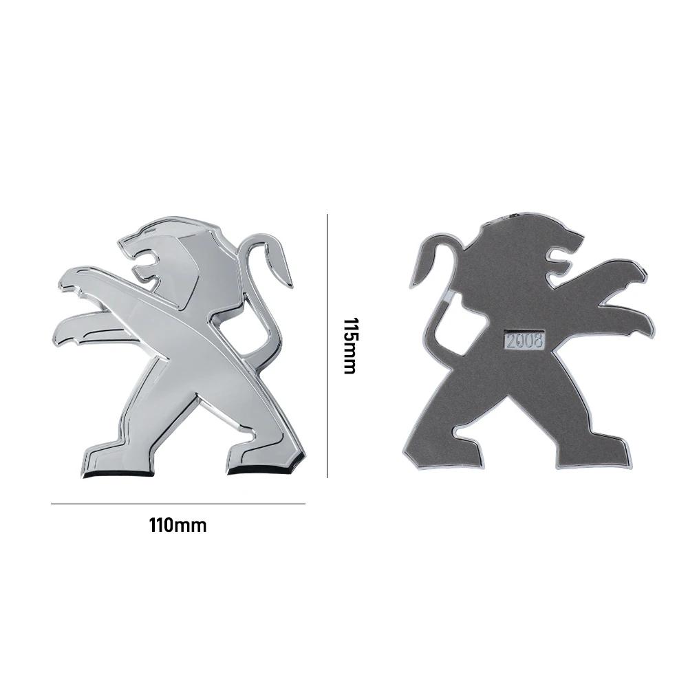 Автомобильная наклейка 2025 Горячая наклейка-эмблема на капот и крышку багажника для Peugeot 5008 107 106 206 307 308 3008 207