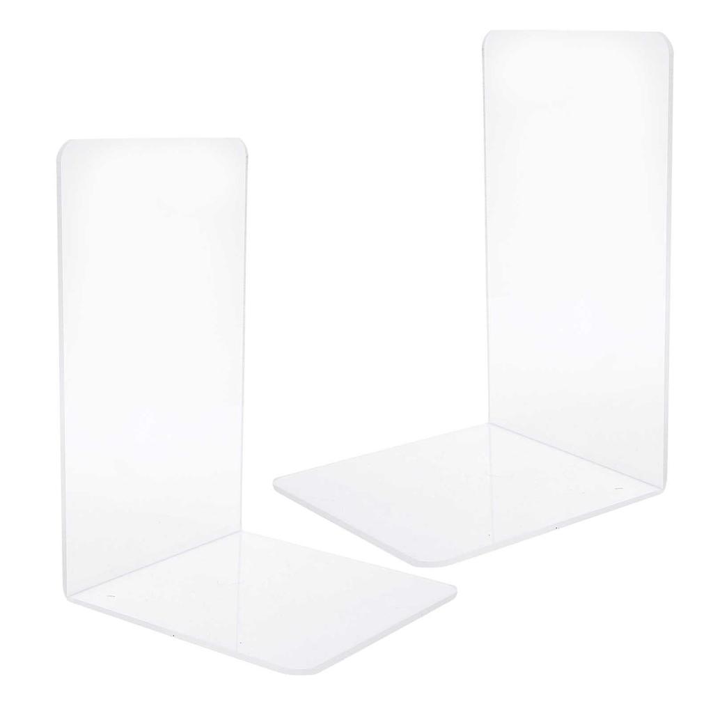2 шт. акриловый подставка для книг прозрачная полка для книг для книг студенческий настольный накопитель для домашнего офиса