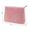 Ins Style Plush Portable Makeup Organizer Faux Rabbit Hair Clutch Cosmetic Bag Wholesale