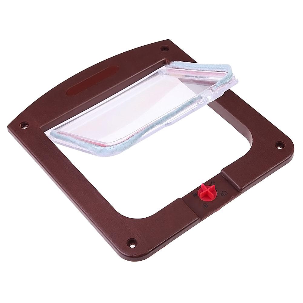 Cat Flap Door Lockable Dog Interior Door Small Pet Gate Door Kit for Cats & Dogs