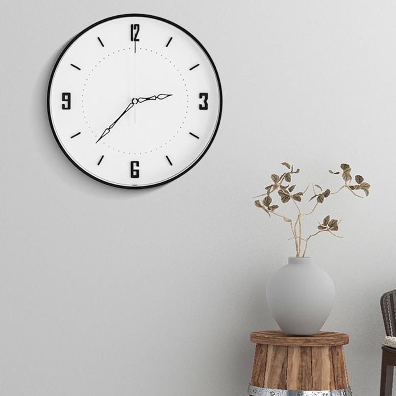 Silents None-Ticking Clocks Decorative Clock Battery Operated Wall Clock for Living Room Kitchen Home Office Decors