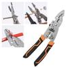 Multi Functional Wire Stripper Carbon Steel+Soft Plastic Crimpper New Thread Cutting Pliers
