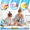 Non-Toxic Large Water Doodle Mat For Toddlers Drawing Toy Tablets Painting Set With Colorful Graffiti Blanket Educational Games Children