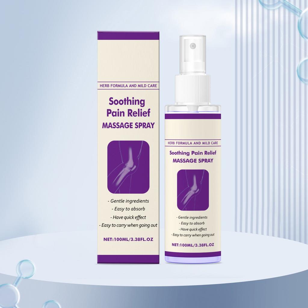 Спрей для снятия боли и массажа Успокаивающий спрей Уход за дискомфортом в суставах Активирующий массажный спрей Спрей для снятия боли в коленных суставах(100мл