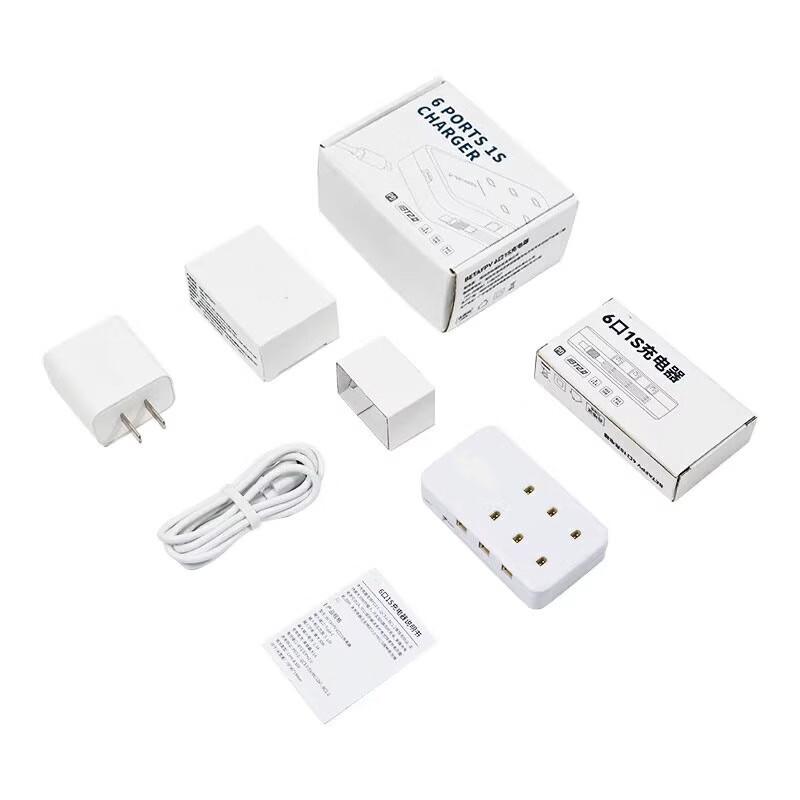 Pandengweil 6-Port 1S LiPo Battery Charger for FPV Drones