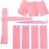 4/9pcs/set Cake Decoration Comb Cream Demoulding Knife Adjustable Scraper Cake Smoothing Spatula Baking Pastry Tools Accessories