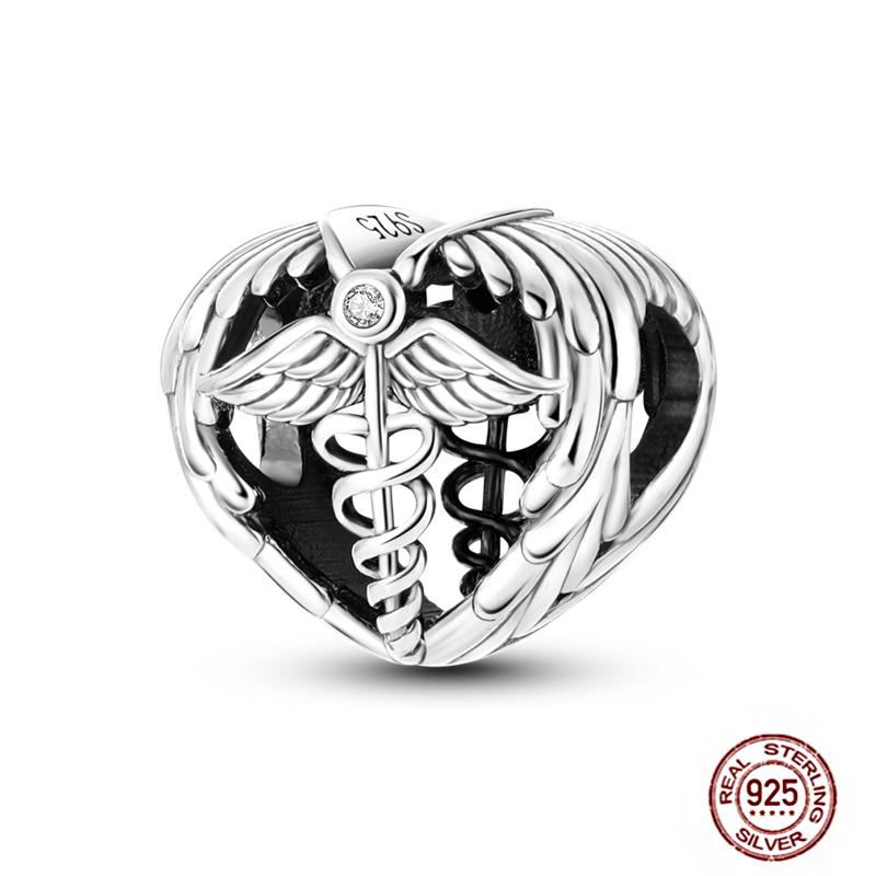 Woman Retro Copper Animal Tree Of Life Charms Beads Loveheart Fit Original Pendant Bracelet Diy Jewelry Making Gift