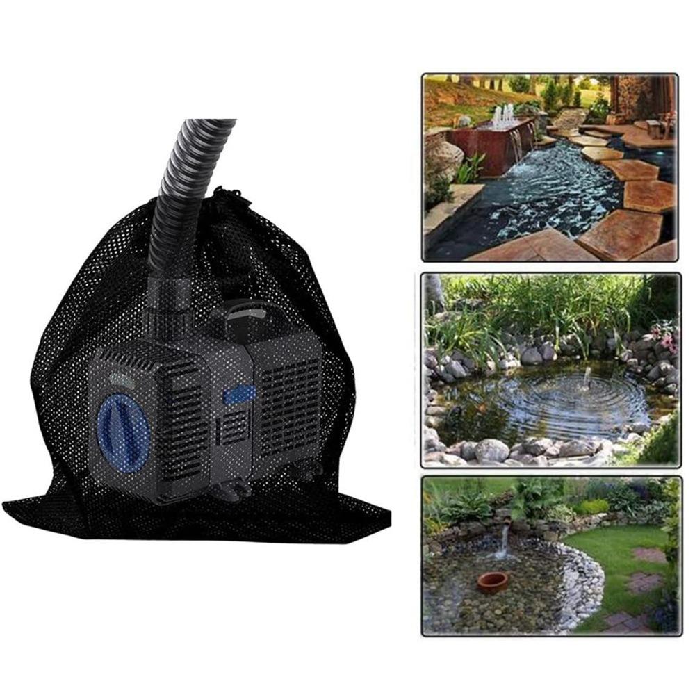 Isolation Bag Black Drawstring Pumps Barrier Filter Mesh Bag Net Bag Water Pump Filter