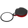 Pocket Magnifying Glass 3X Magnification ABS Nonslip Scratch Resistant Flexible Handle High Clarity