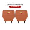 Leather Car Seat Back Protection Anti-Kick Pad Seat Storage Bag For Abarth FIAT 500 Ducato Stilo Palio UNO Astra Bravo Tipo V5