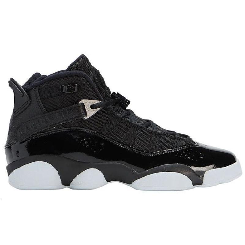 Air Jordan 6 Rings 'Черный Белый' Gs Jordan 323419-011