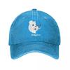 Danganronpa Monokuma Baseball Cap Anime Unisexga Bear Distressed Washed Hats Cap Classic All Seasons Travel Adjustable Fit Headwear