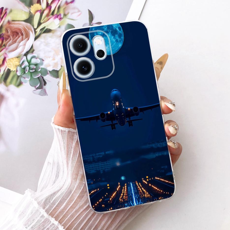 Чехол для Oppo Reno 14 Pro Чехол Reno14 F 5G с рисунком из разноцветных цветов Мягкий тонкий чехол для телефона Для Oppo Reno 14F Reno14 FS Pro Fundas