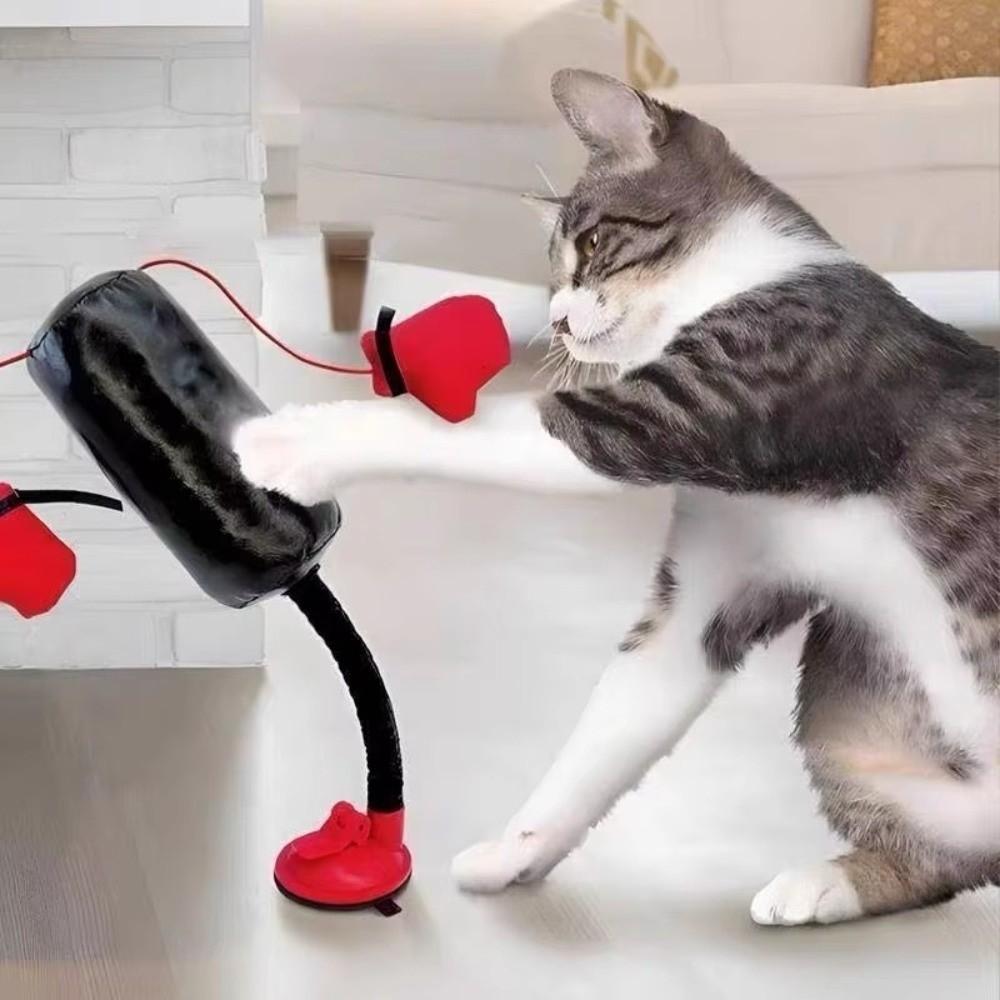 Creative Pet Punching Bag Toy Standing Cat Speed Bag Toy Interactive Cat Toy Kitten Teasing