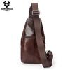 Humerpaul Мужская кожаная нагрудная сумка большой емкости для нагрудной сумки для мобильного телефона 30*17,5*8 см