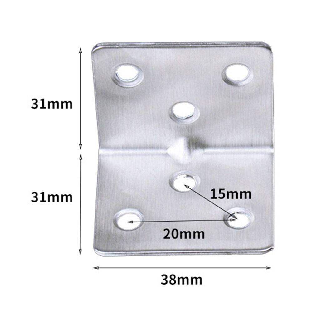 5 шт./компл. крепежный уголок для мебели соединительный уголок из нержавеющей стали треугольный кронштейн