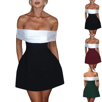 Женское повседневное однотонное модное сексуальное платье элегантное дорожка