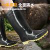 Women's Rain Boots Are Fashionable and Versatile, Comfortable, Waterproof and Rainproof Work Rubber Shoes, Water Shoes, Women's Non-slip Medium Tube