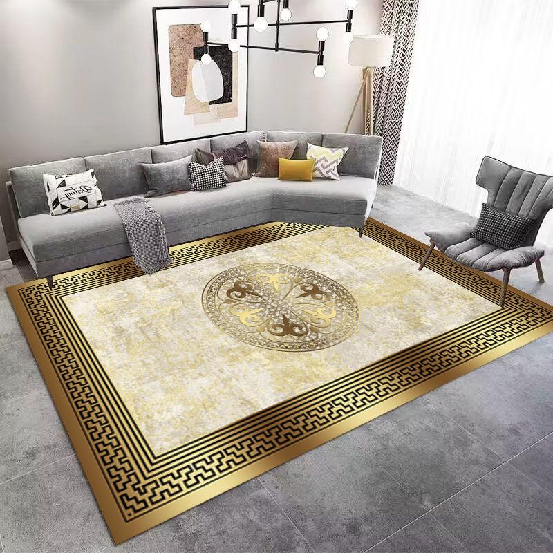 Minimalistic Carpet For Living Room Slip Resistant Rug For Sofa And Coffee Table Bedroom And Study Floor Mat Stylish Area Rug