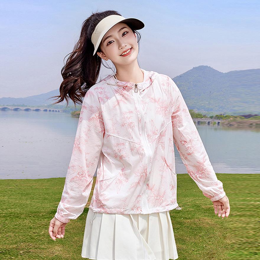 Fashion Sunscreen Clothes Women's Summer New Color Sunscreen Shirts Breathable Outdoor Sunscreen Clothes Cool Light Jacket