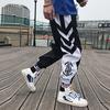 Streetwear Hip Hop Joggers Pants Men Loose Harem Pants Ankle Length Trousers Sport Casual Sweatpants White