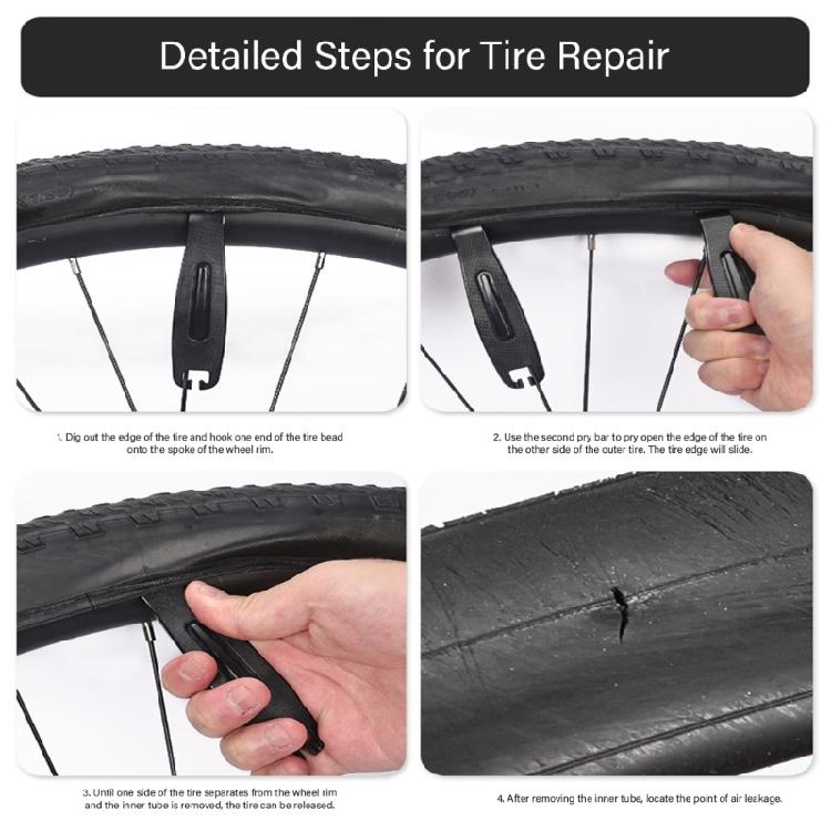 Безклеевые заплатки для ремонта проколов велосипедных камер Bycicles Inner Tube Puncture Patches for Bicycles Mountain Bike
