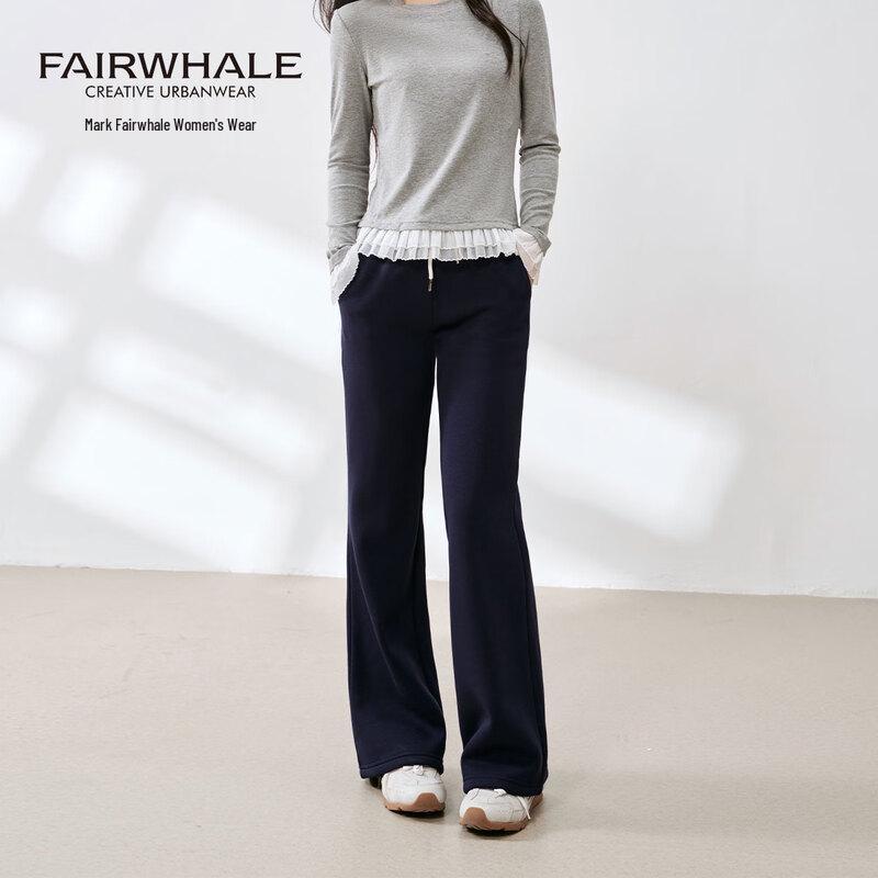 Mark Fairwhale Women's High-Waist Micro-Flare Sweatpants