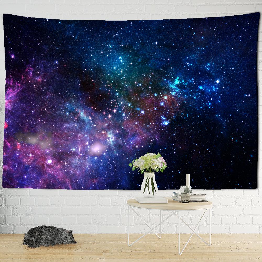 Вселенная Космос Млечный Путь Галактика Арт Гобелен Настенный Пляжное Полотенце Коврик Для Пикника Общежитие Спальня Комната Эстетика Домашний Декор