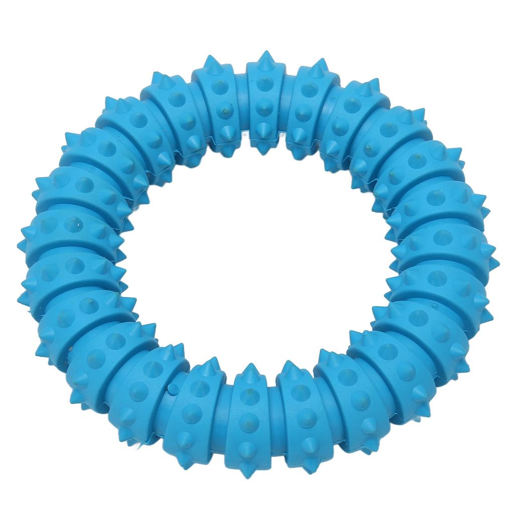 Игрушка-кольцо для собак из мягкой резины, устойчивая к укусам, интерактивная игрушка-кольцо для жевания собак среднего размера