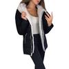 (SU)Fashion Women Winter Thicken Coats Long Sleeve Warm Jacket Outerwear Zipper Coat