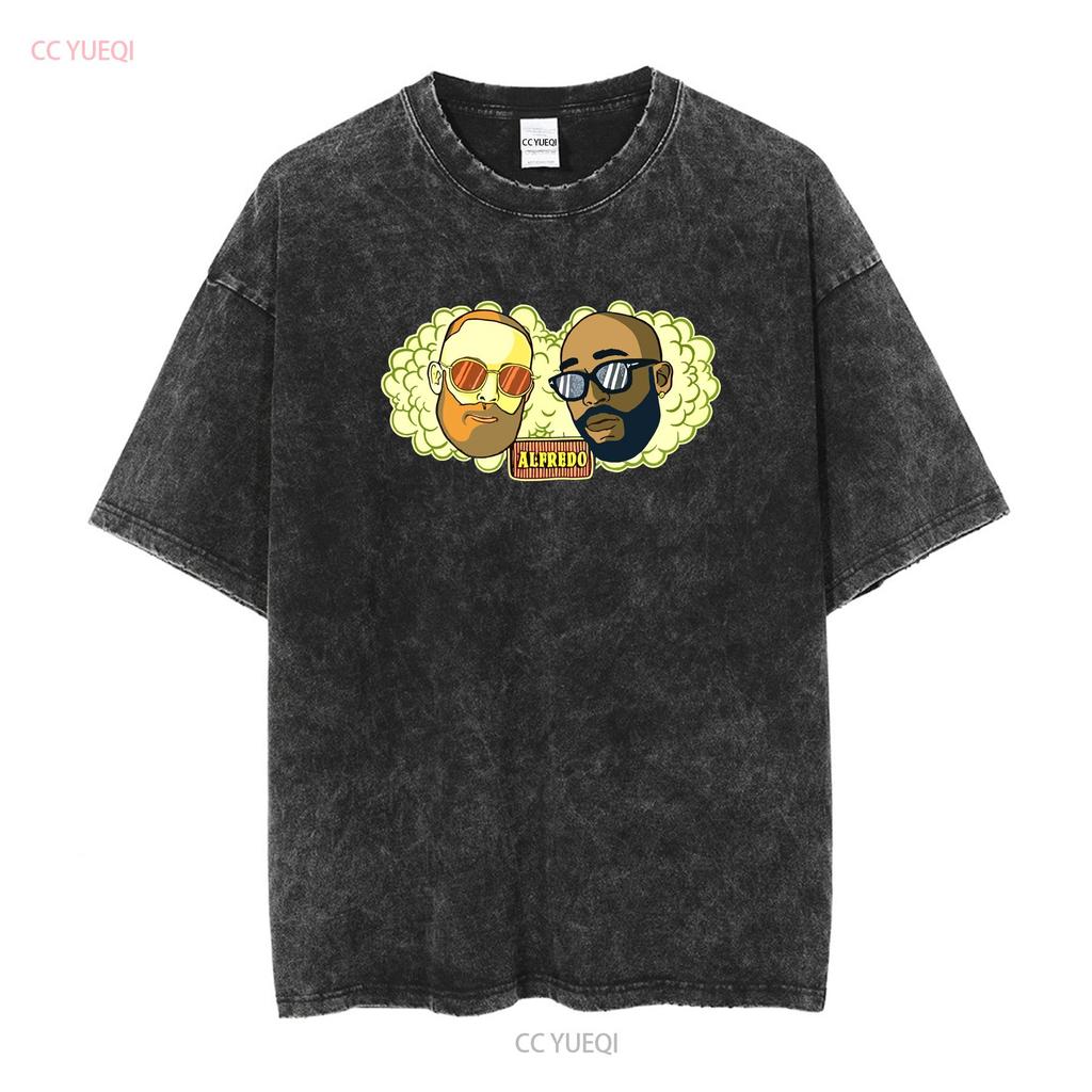 Футболка Freddie Gibbs x The Alchemist Alfredo Размер L Cheech Chong Flip винтажная Стирка Дышащая Эластичная Повседневная уличная одежда