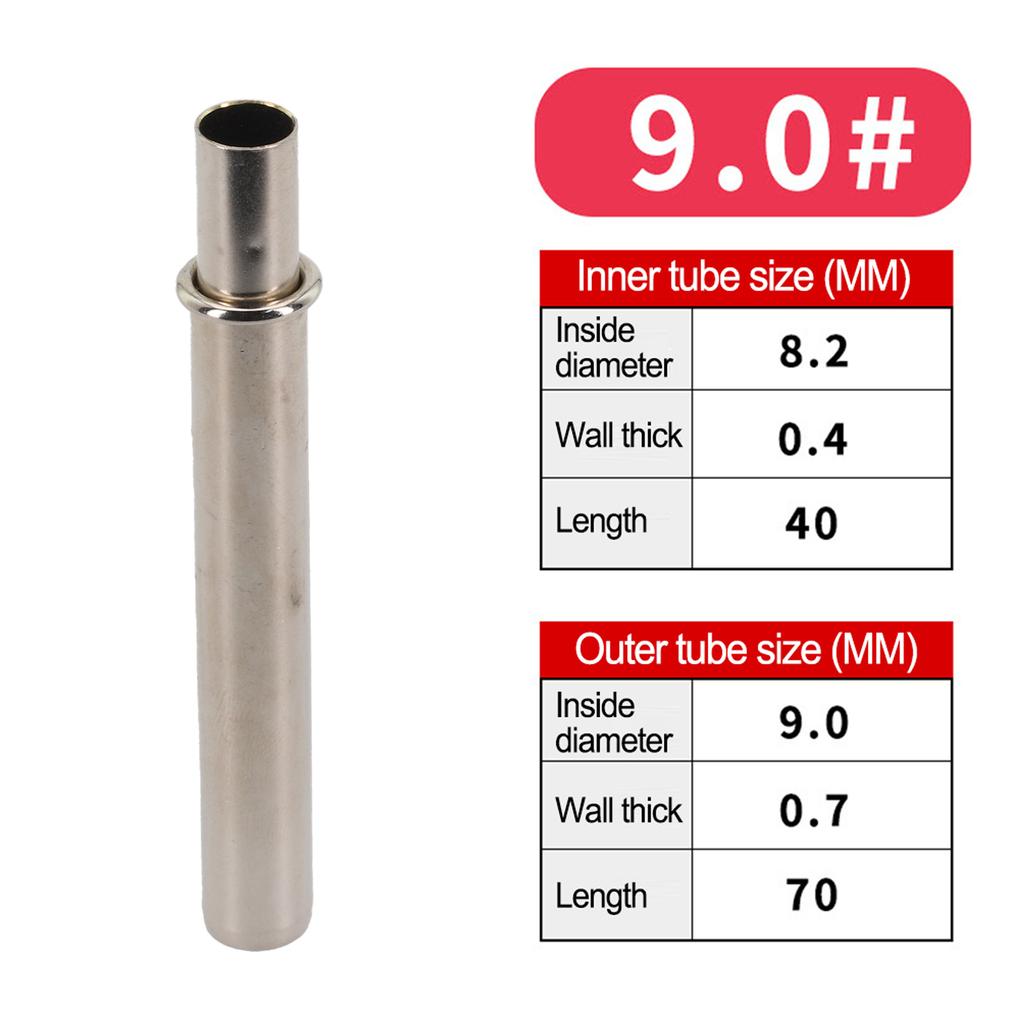 Connecting Tube Rod Connecting Tube 30-45mm Length 5.4mm-12.2mm Inner Diameter