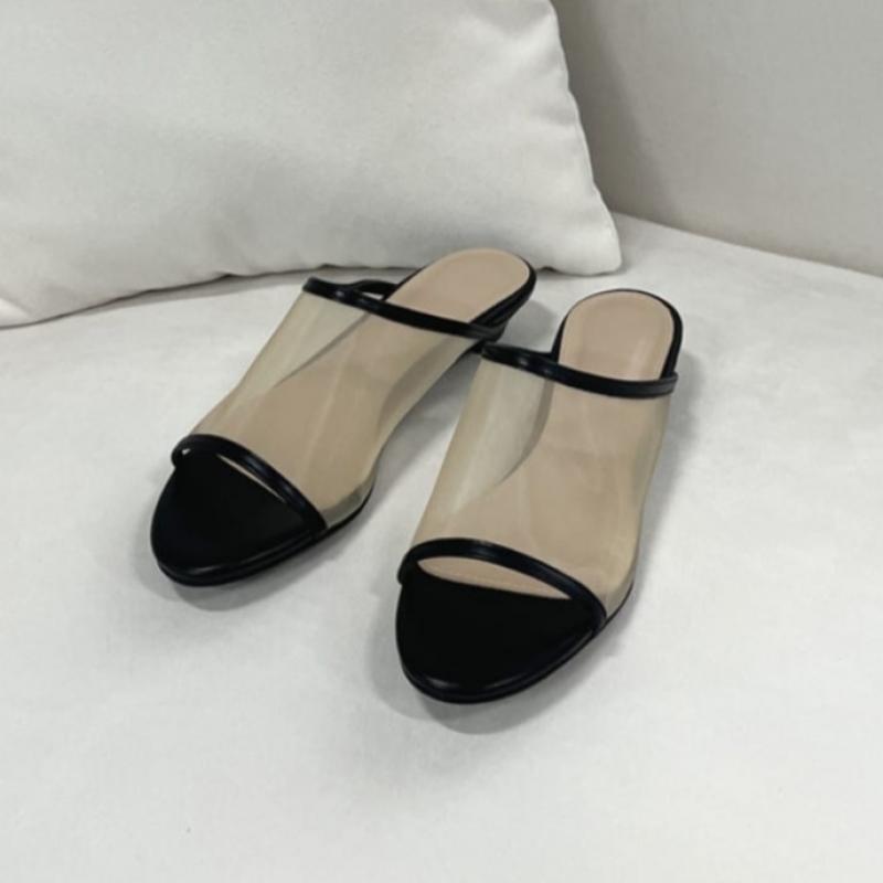 Desire Rose Women Summer Transparent Slippers 2.5cm