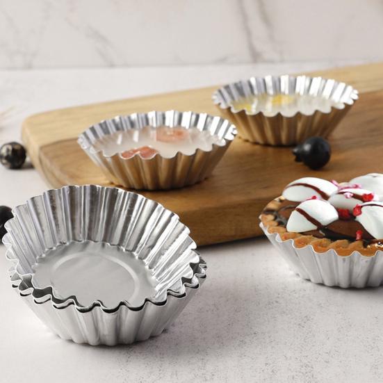 Egg Tart Mold Muffin Omelette Cheesecake Tray Quick Baking Pie Pan Easy Release Baking Mold for Home Bakery